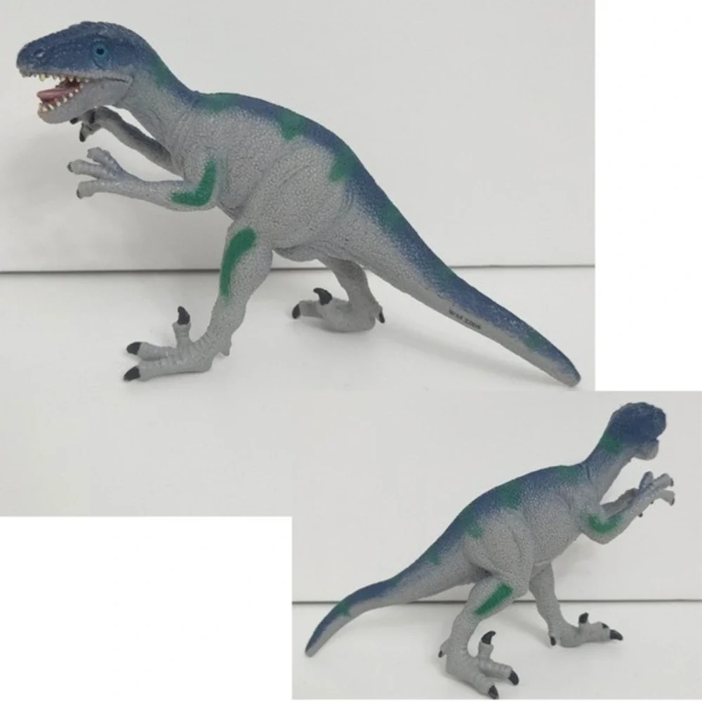 Set of‎ 3 Dinosaur Action Figures- T-Rex & Velociraptor Toy Major Trading Co